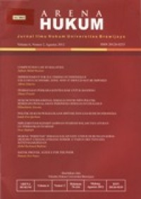 Image of Arena Hukum - Jurnal Ilmu Hukum Universitas Brawijaya