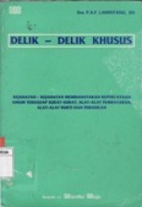 DELIK-DELIK KHUSUS.