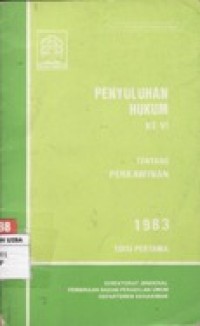 PENYULUHAN HUKUM KE VI TENTANG PERKAWINAN 1983.