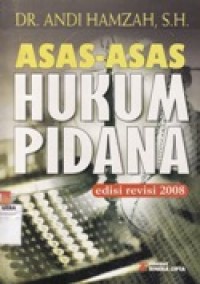 ASAS-ASAS HUKUM PIDANA