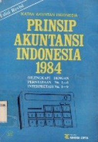 Prinsip Akuntansi Indonesia 1984