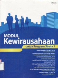 Modul Kewirausahaan Untuk Program Strata 1