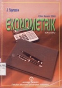 Ekonometrik Buku 1