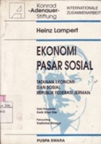 Ekonomi Pasar Sosial - Tatanan Ekonomi dan Sosial Republik Federasi Jerman