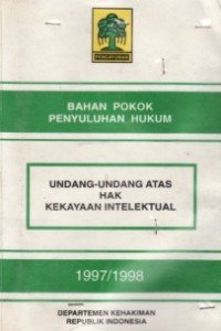 Undang-Undang Atas Hak Kekayaan Intelektual.979-421-462-0