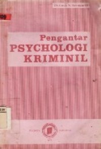 Pengantar Psychologi Kriminil.