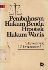 Pembahasan Hukum Benda, Hipotek, Hukum Waris.