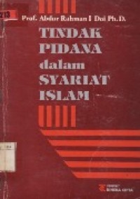 Tindak Pidana Dalam Syariat Islam.