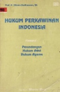 Hukum Perkawinan Indonesia.