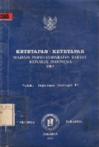 Ketetapan-Ketetapan MPR RI 1983.