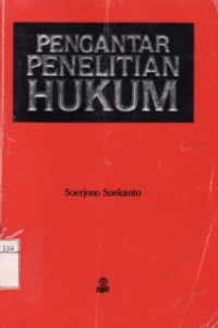 PENGANTAR PENELITIAN HUKUM.