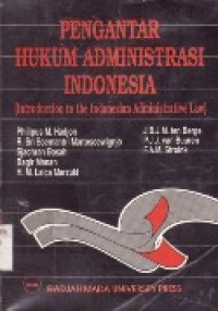 PENGANTAR HUKUM ADMINISTRASI NEGARA.