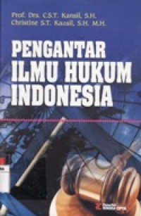 Pengantar Ilmu Hukum Indonesia.