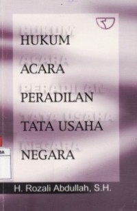 HUKUM ACARA PERADILAN TATA USAHA NEGARA.