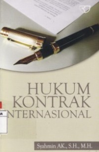 Hukum Kontrak Internasional.