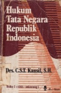 Hukum Tata Negara Republik indonesia Buku.1 & 2