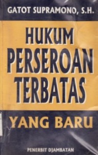 Hukum Perseroan Terbatas.