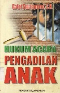 Hukum Acara Pengadilan Anak.