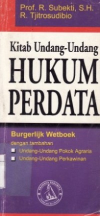 Kitab Undang-Undang Hukum Perdata.