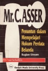 Penuntun Dalam Mempelajari Hukum Perdata Belanda