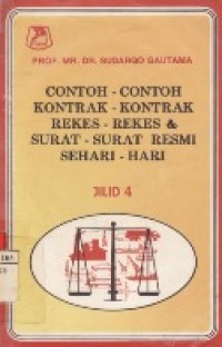 Contoh-Contoh, Kontrak-Kontrak, Rekes-Rekes & Surat-Surat Resmi Sehari-Hari Jil.4