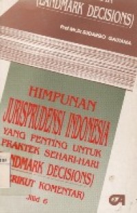 Himpunan Jurisprudensi Indonesia.Jil.6