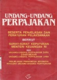 Undang-Undang Perpajakan