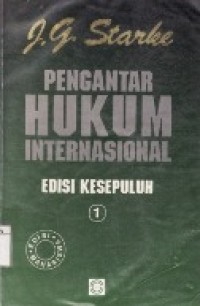 PENGANTAR HUKUM INTERNASIONAL  JILID.1.