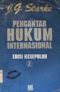 PENGANTAR HUKUM INTERNASIONAL JILID 2.