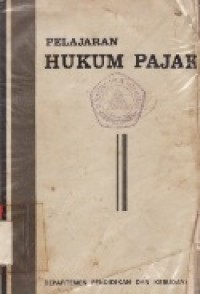 Pelajaran Hukum Pajak.