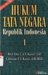 Hukum Tata Negara Republik Indonesia Jil.1