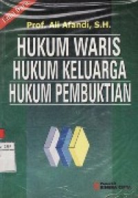 Hukum Waris, Hukum Keluarga, Hukum Pembuktian.