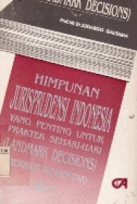 Himpunan Jurisprudensi Indonesia.Jil.9