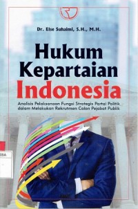 Hukum Kepartaian Indonesia