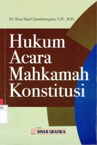 Hukum Acara Mahkamah Konstitusi