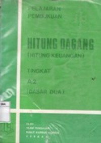 Pelajaran,Pembukuan Hitung Dagang (Hitung Keuangan) Tingkat A2