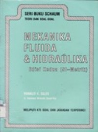 Teori dan Soal-Soal Mekanika Fluida dan Hidraulika