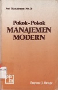 Pokok-Pokok Manajemen Modren