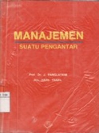 Manajemen Suatu Pengantar