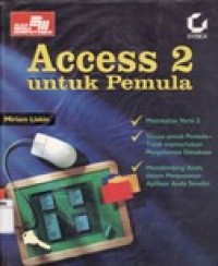 Image of Access 2 Untuk Pemula