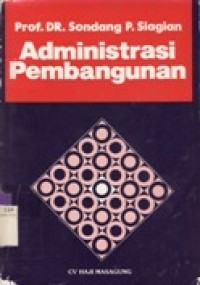 Administrasi Pembangunan