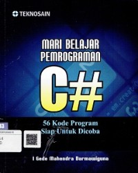 Mari Belajar Pemrograman CH 56 Kode Program Siap Untuk Dicoba