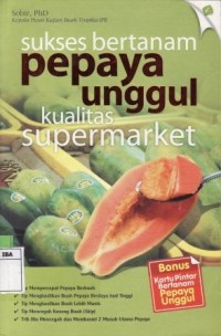 Sukses Bertanam Pepaya Unggul Kualitas Supermarket