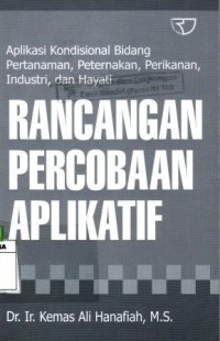 Rancangan Percobaan Aplikatif