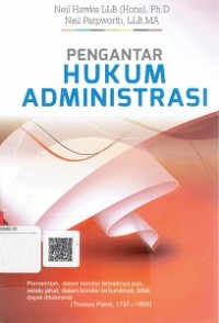 Pengantar Hukum Administrasi