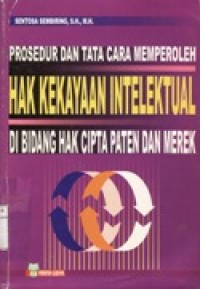 Prosedur dan Tata Cara Memperoleh Hak Kekayaan Intelektual di Bidang Hak Cipta Paten dan Merek