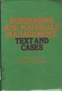Image of Purchasing and Materials Management - Text and Cases