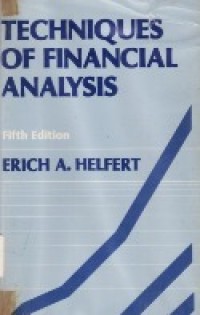 Techniques Of Financial Analysis.