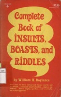 Complete Book of Insults, Boasts, and Riddles