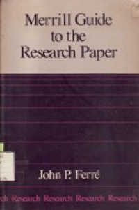 Image of Merrill Guide to the Research Paper